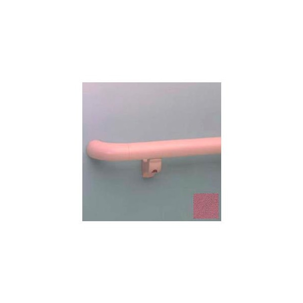 Pawling Round Handrail, 1-1/2" Grip, Aluminum Retainer, 12' Long, Victorian Rose BR-1200-12-304 - main